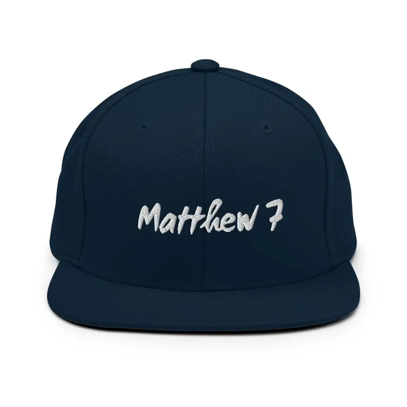 MATTHEW 7 COLLECTION CAP